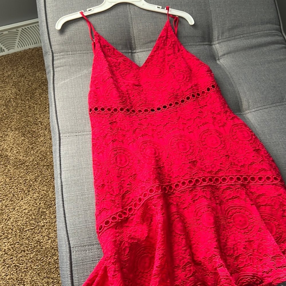 Red wine dress